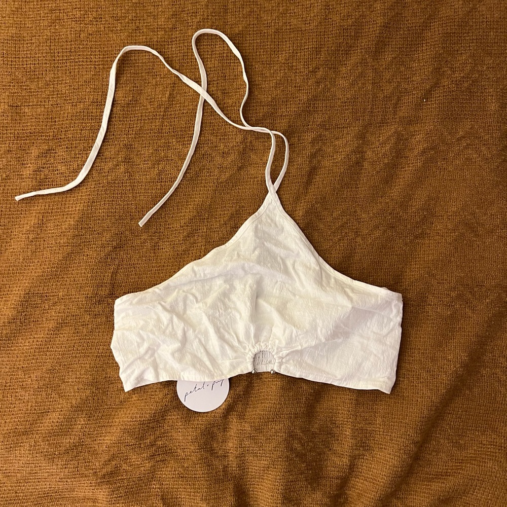 Linen Crop Top